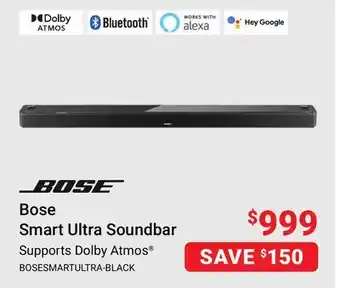Bose smart ultra soundbar