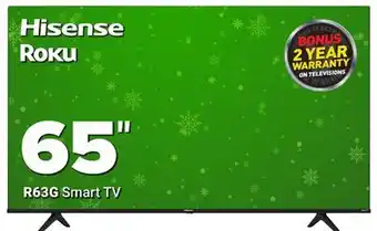 Visions Electronics Hisense r63g smart tv 65 offer