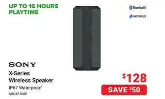 Visions Electronics Sony x-series wireless speaker offer