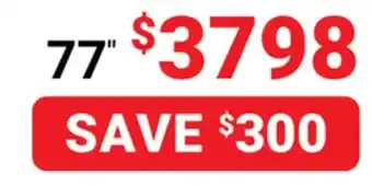 Visions Electronics Lg oled evo c3pua 4k hdr oled evo smart tv offer