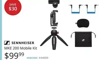 Vistek Sennheiser mke 200 mobile kit offer