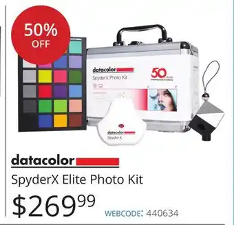 Vistek Datacolor spyderx elite photo kit offer