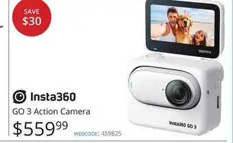 Vistek Insta360 go 3 action camera offer