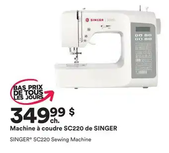 Michaels Machine à coudre sc220 de singer offer