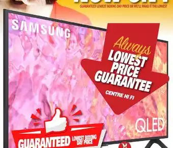 Centre Hi-Fi Samsung smart tv qled 4k q60c 2023 65 offer