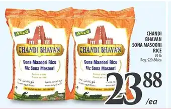 Al Premium Food Mart CHANDI BHAVAN SONA MASOORI RICE 20 lb offer