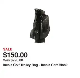Decathlon Inesis golf trolley bag - inesis cart black offer