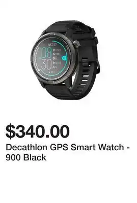 Decathlon Decathlon gps smart watch - 900 black offer