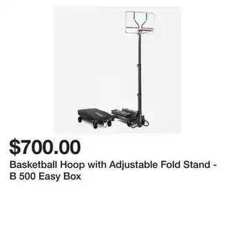 Decathlon Basketball hoop with adjustable fold stand - b 500 easy box offer