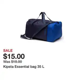 Decathlon Kipsta essential bag 35 l offer