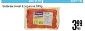 Nations Fresh Foods Bulacan sweet longanisa offer