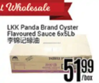 Nations Fresh Foods Lkk panda brand oyster flavoured sauce offer