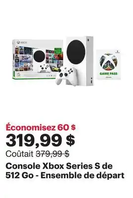 Best Buy Console xbox series s de 512 go - ensemble de départ offer