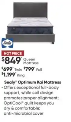 Dormez Vous Sealy optimum kai mattress offer