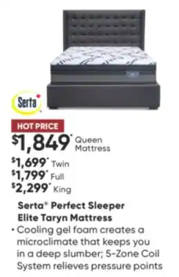 Dormez Vous Serta perfect sleeper elite taryn mattress offer
