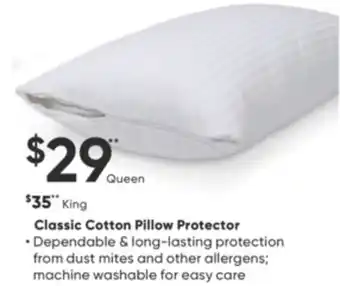 Dormez Vous Classic cotton pillow protector offer
