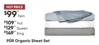 Dormez Vous Pür organic sheet set offer