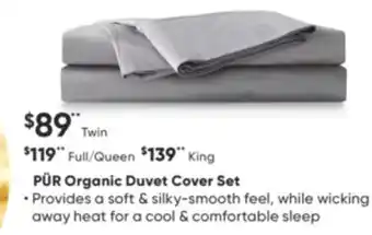 Dormez Vous Pür organic duvet cover set offer