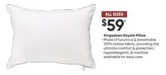 Dormez Vous Kingsdown royale pillow offer