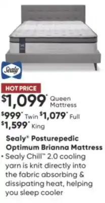 Dormez Vous Sealy posturepedic optimum brianna mattress offer
