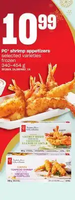 Independent Grocer Pc shrimp appetizers, 340-454 g offer