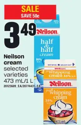Independent Grocer Neilson cream, 473 ml/1 l offer