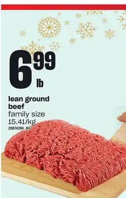Independent Grocer Lean ground beef offer