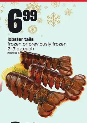 Independent Grocer Lobster tails, 2-3 oz offer