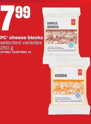 Independent Grocer Pc cheese blocks, 250 g offer