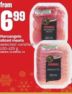 Independent Grocer Marcangelo sliced meats, 100-125 g offer