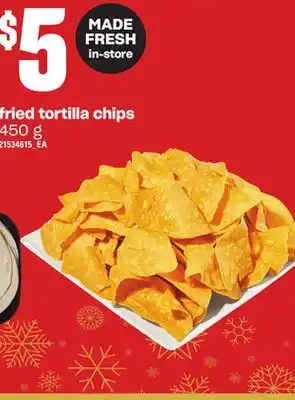 Independent Grocer Fried tortilla chips, 450 g offer