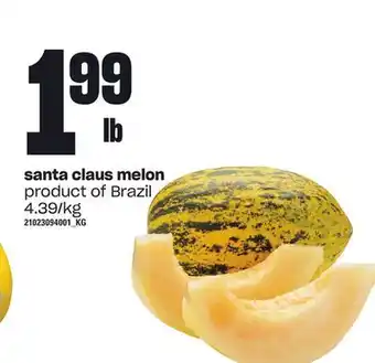 Loblaws Santa claus melon offer