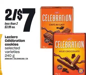 Loblaws Leclerc célébration cookies, 240 g offer