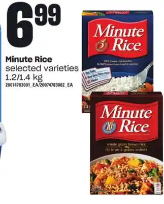 Loblaws Minute rice, 1.2/1.4 kg offer