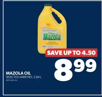 Real Canadian Superstore Mazola oil, 2.84 l offer