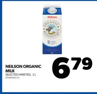 Real Canadian Superstore Neilson organic milk, 2 l offer