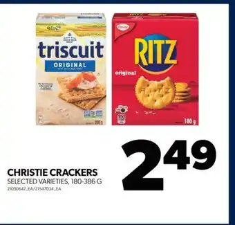 Real Canadian Superstore Christie crackers, 180-386 g offer