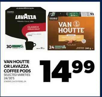 Real Canadian Superstore Van houtte or lavazza coffee pods, 24/30's offer