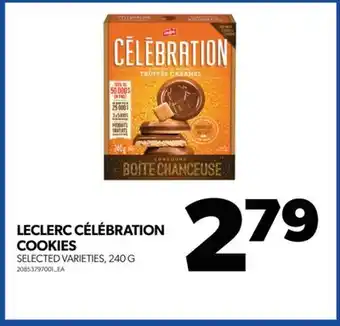 Real Canadian Superstore Leclerc célébration cookies, 240 g offer