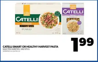 Real Canadian Superstore Catelli smart or healthy harvest pasta, 340/375 g offer