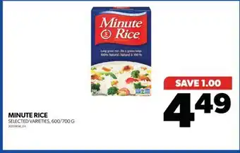 Real Canadian Superstore Minute rice, 600/700 g offer