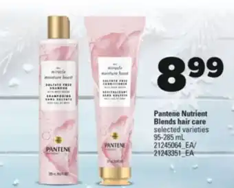 Real Canadian Superstore Pantene nutrient blends hair care, 95-285 ml offer