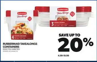 Real Canadian Superstore Rubbermaid takealongs containers offer