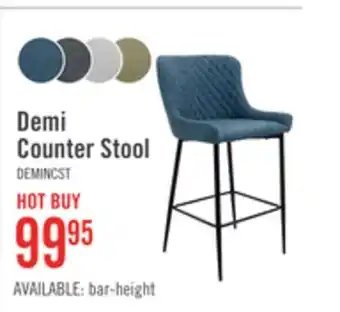 The Brick Demi counter-height stool - navy offer