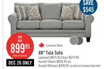 The Brick Tula fabric sofa - mist offer