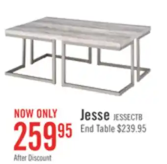 The Brick Jesse coffee table - pewter offer