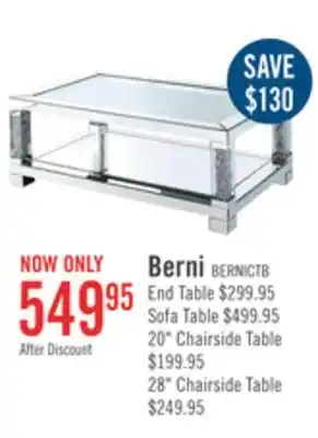 The Brick Berni coffee table offer