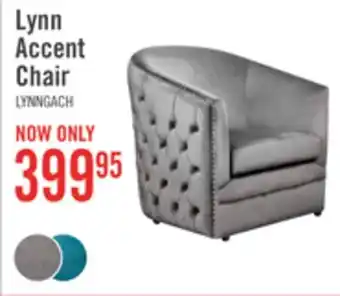 The Brick Lynn velvet accent chair - grey offer
