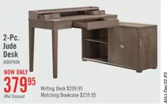 The Brick Jude reversible desk with hutch hazelnut offer