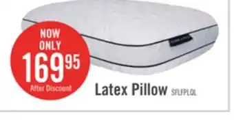 The Brick Stearns & foster latex pillow offer